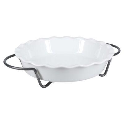 BIA Cordon Bleu Oslo Simply Serving Pie Dish with Rack, 908177, 033805779819