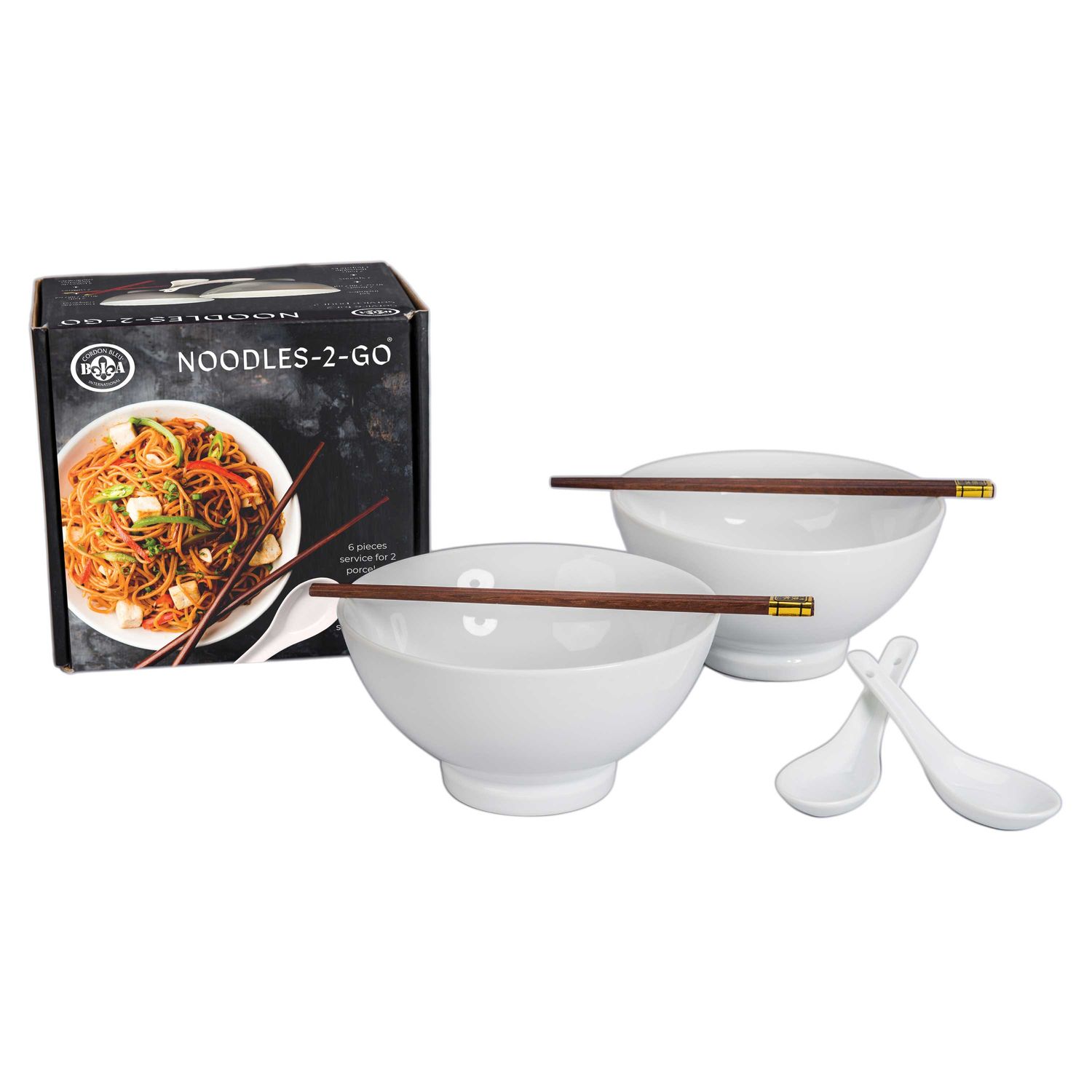 BIA Cordon Bleu Noodles-2-Go Bowl 7 Inch, 905429G, 033805954292