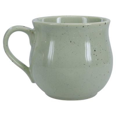 BIA Cordon Bleu Speckle Belly Coffee Mug Sage 5 1/2 Inch, 403018-3588, 033805358885