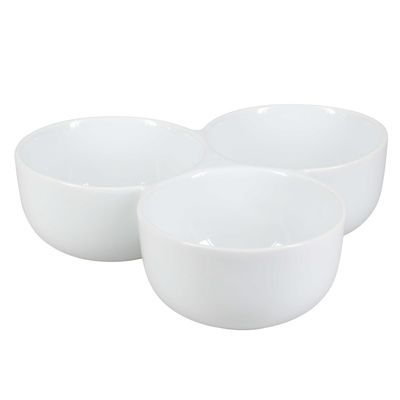 BIA Cordon Bleu 3-Section Joined Bowls 8 Inch, 901446, 033805914463