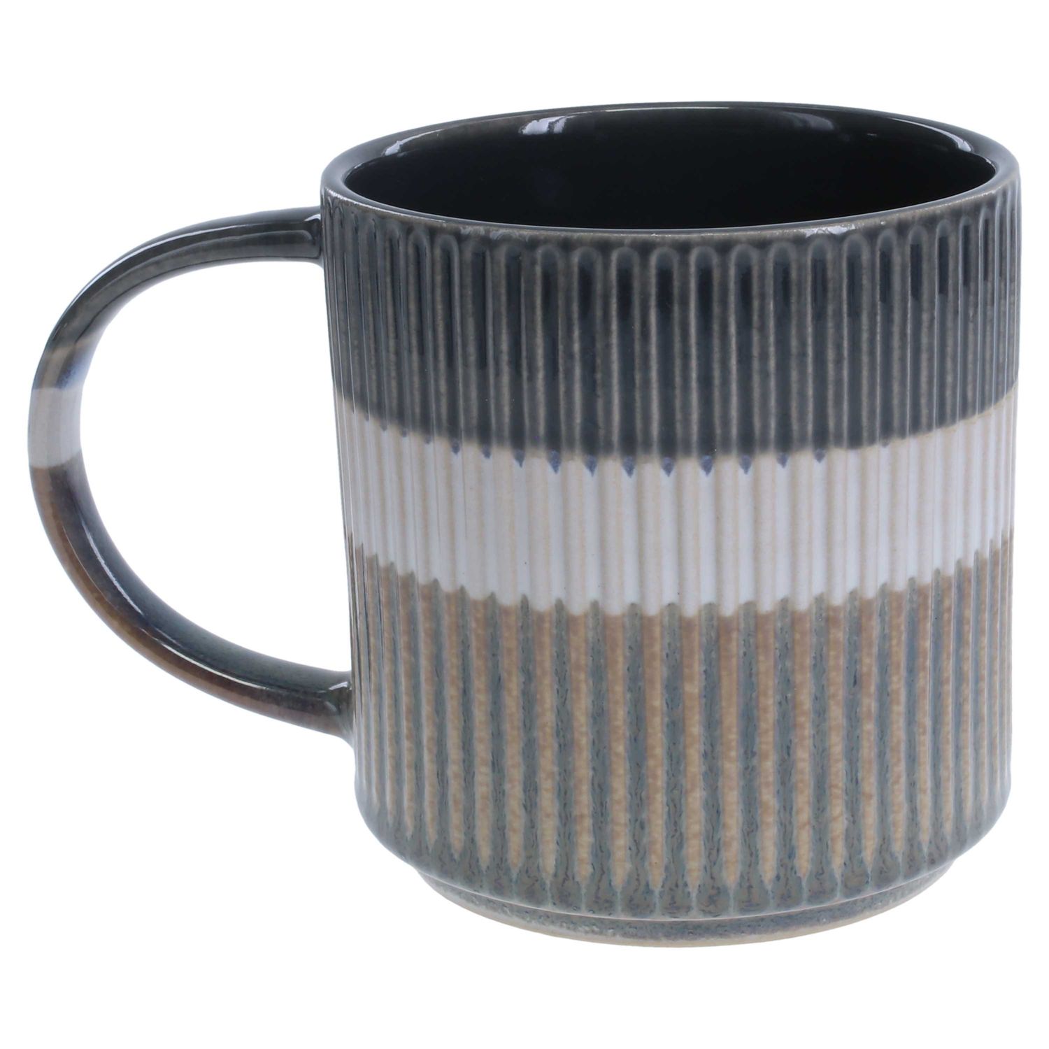 BIA Cordon Bleu Tri-Color Coffee Mug Grey 5 1/2 Inch, 403402-3584, 033805358427
