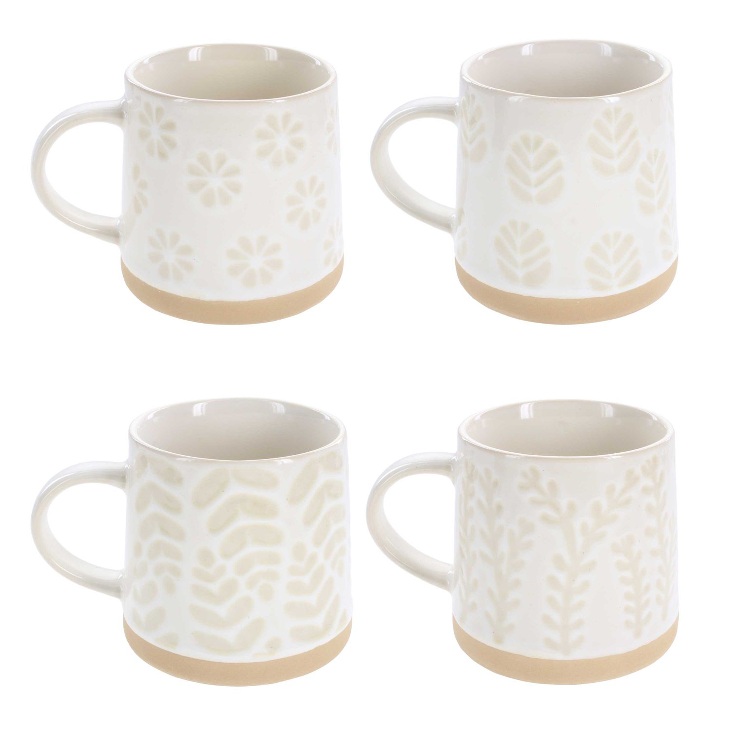 BIA Cordon Bleu Cream Woodland Assorted Coffee Mugs 5 1/2 Inch, 403475-3595, 033805359554