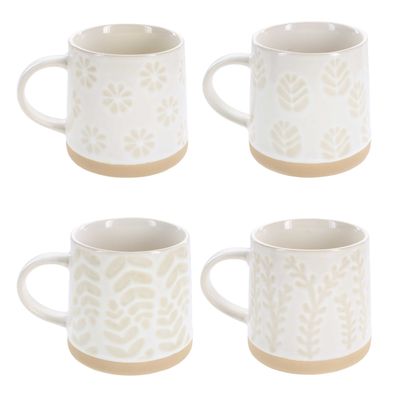 BIA Cordon Bleu Cream Woodland Assorted Coffee Mugs 5 1/2 Inch, 403475-3595, 033805359554