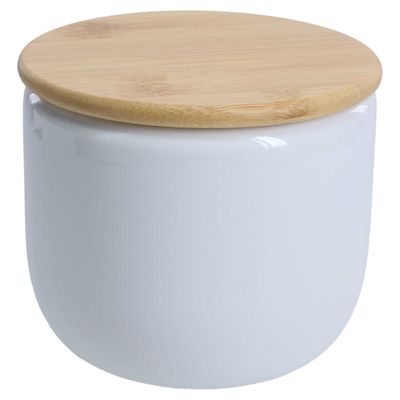 BIA Cordon Bleu Canister with Bamboo Lid 4 1/2 Inch, 901868, 033805081684