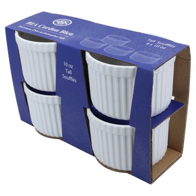 BIA Cordon Bleu Set of 4 Tall Ramekins 3 3/4 Inch, 414220S4G-967, 033805442201