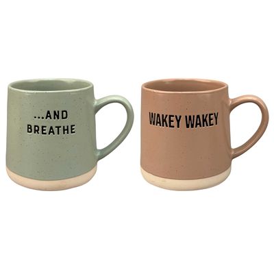 BIA Cordon Bleu Caffeine Culture Assorted Coffee Mugs 5 3/8 Inch, 403440-3631, 033805363100
