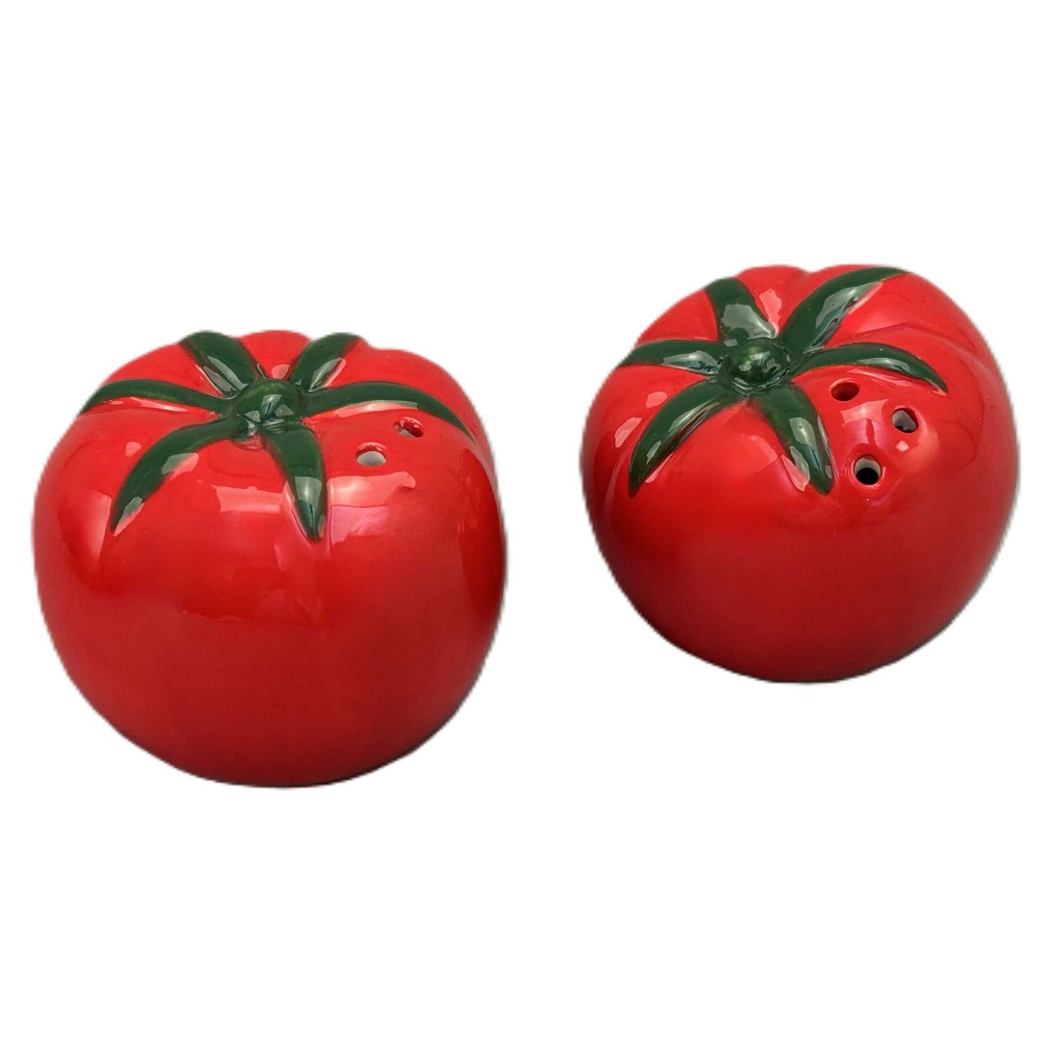BIA Cordon Bleu Victoria's Veggies Tomato Salt and Pepper Shakers 2 1/2 Inch, 411351G, 033805413515