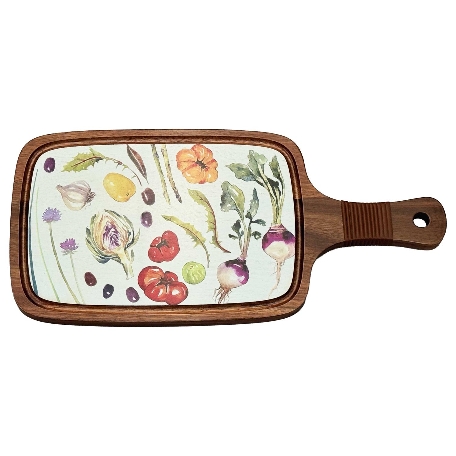 BIA Cordon Bleu Victoria's Veggies Rectangular Acacia Serving Paddle 15 3/4 Inch, 300061, 033805300…