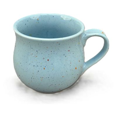 BIA Cordon Bleu Confetti Belly Coffee Mug Pale Blue 5 1/2 Inch, 403018-3555, 033805355587