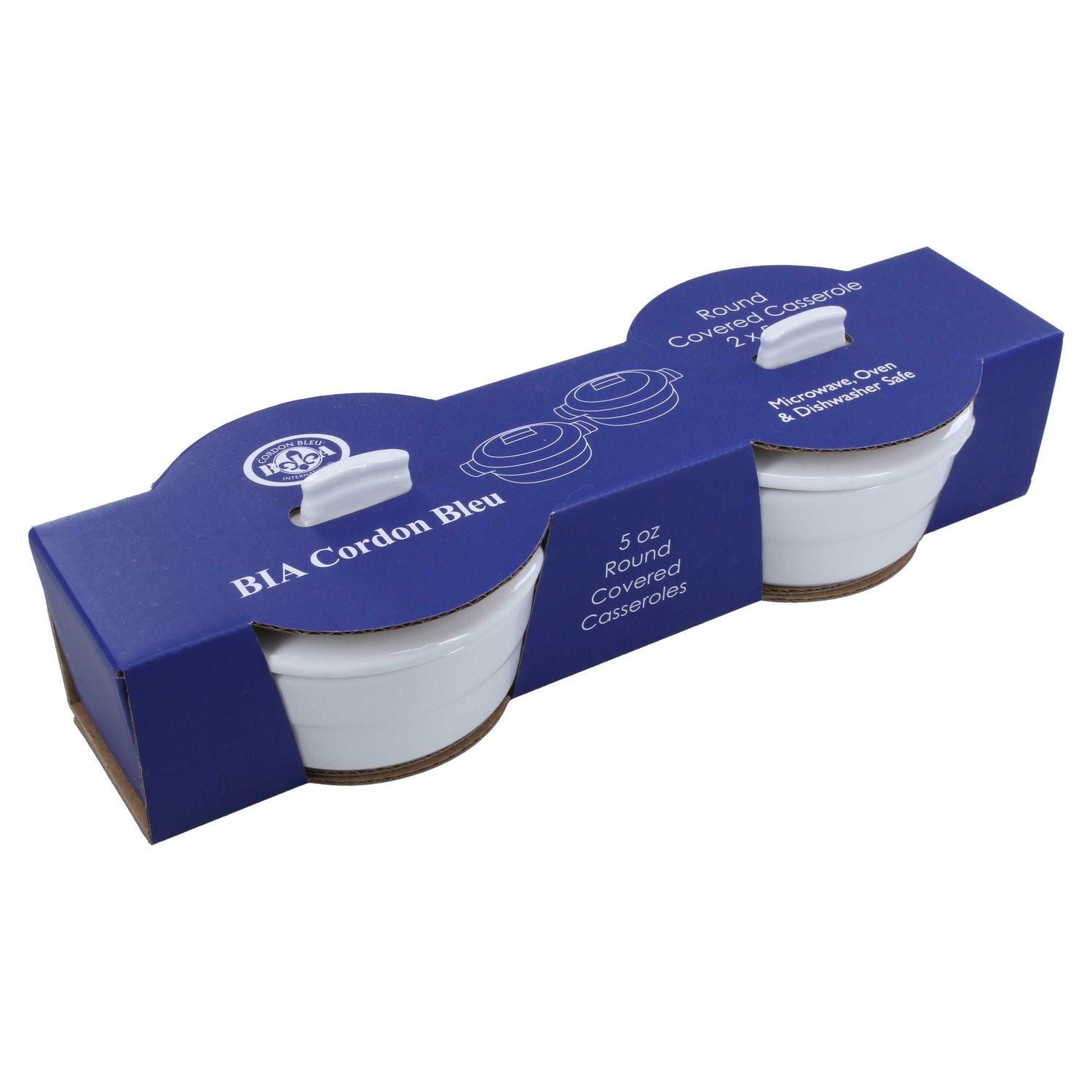 BIA Cordon Bleu Set of 2 Round Coquette Bakers 4 3/4 Inch, 404851S2G-967, 033805448517
