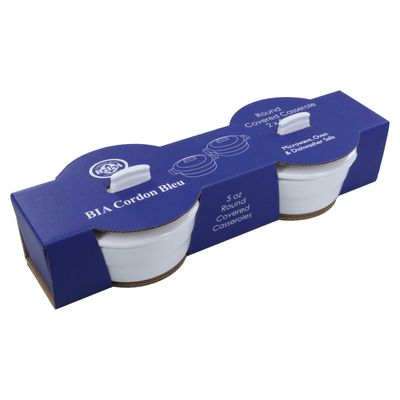 BIA Cordon Bleu Set of 2 Round Coquette Bakers 4 3/4 Inch, 404851S2G-967, 033805448517