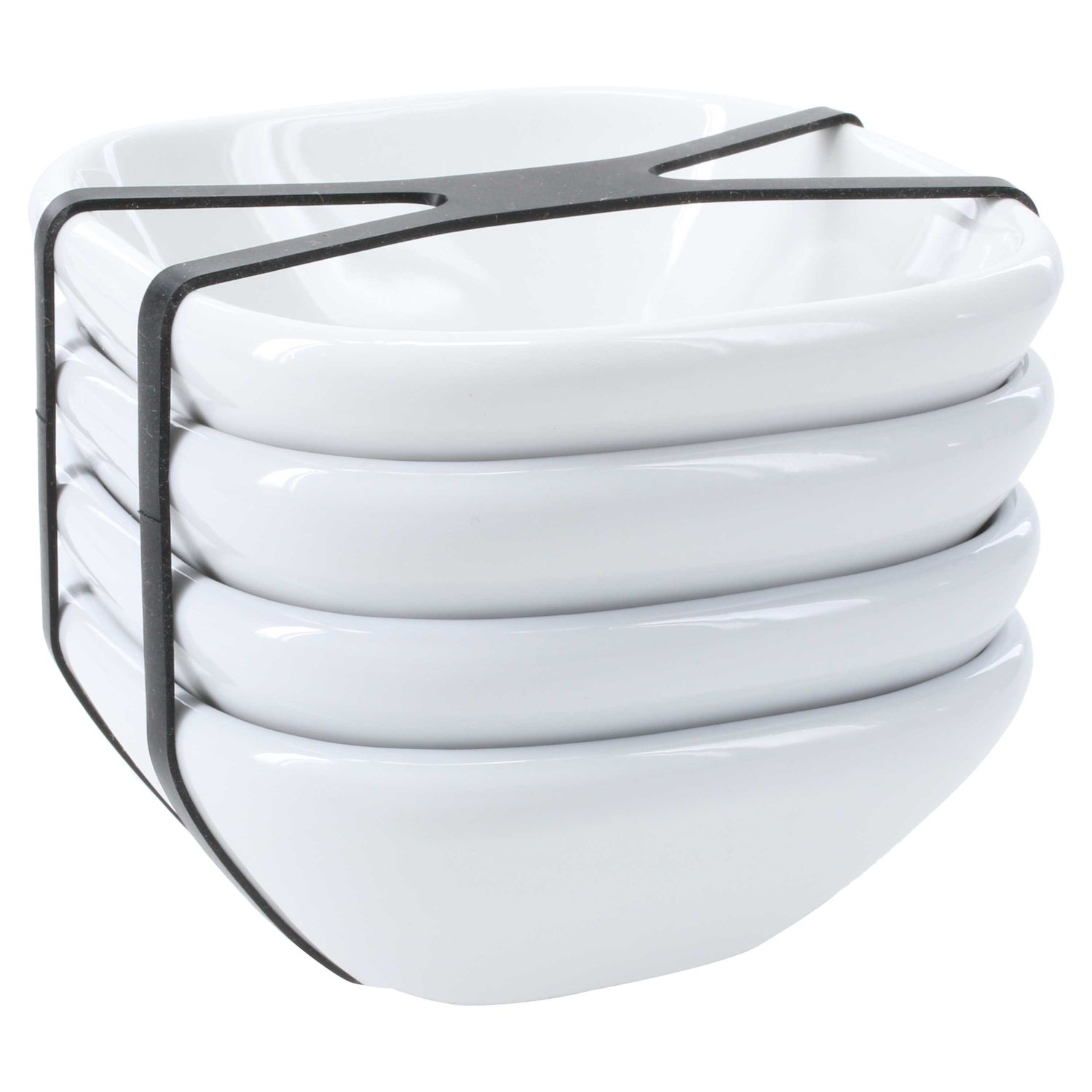 BIA Cordon Bleu Set of 4 Impulse Banded Mini Bowls, 914739S4B, 033805917396