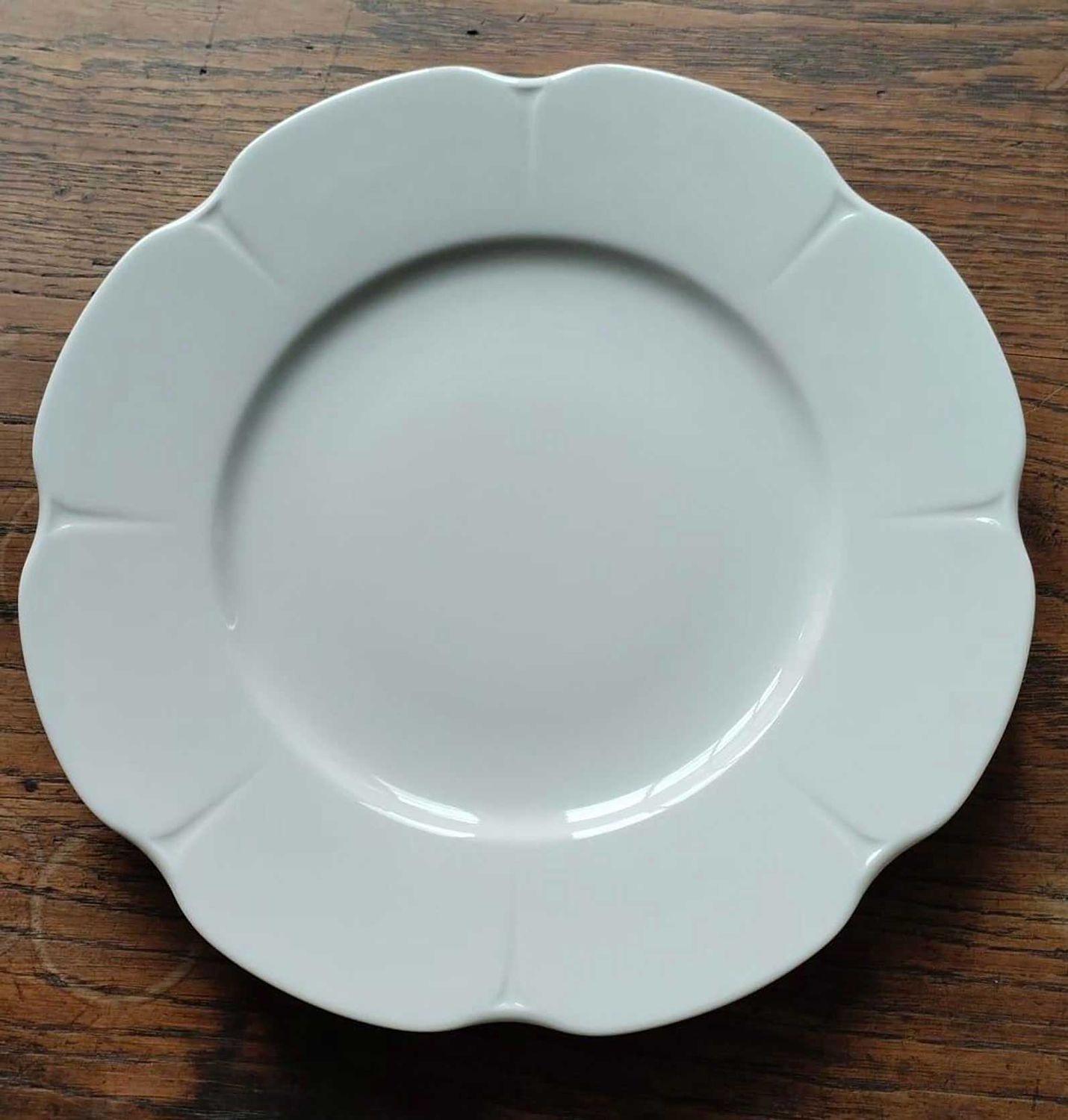 Royal Limoges Nymphea White Porcelain Charger Plate, B320-NYM00001