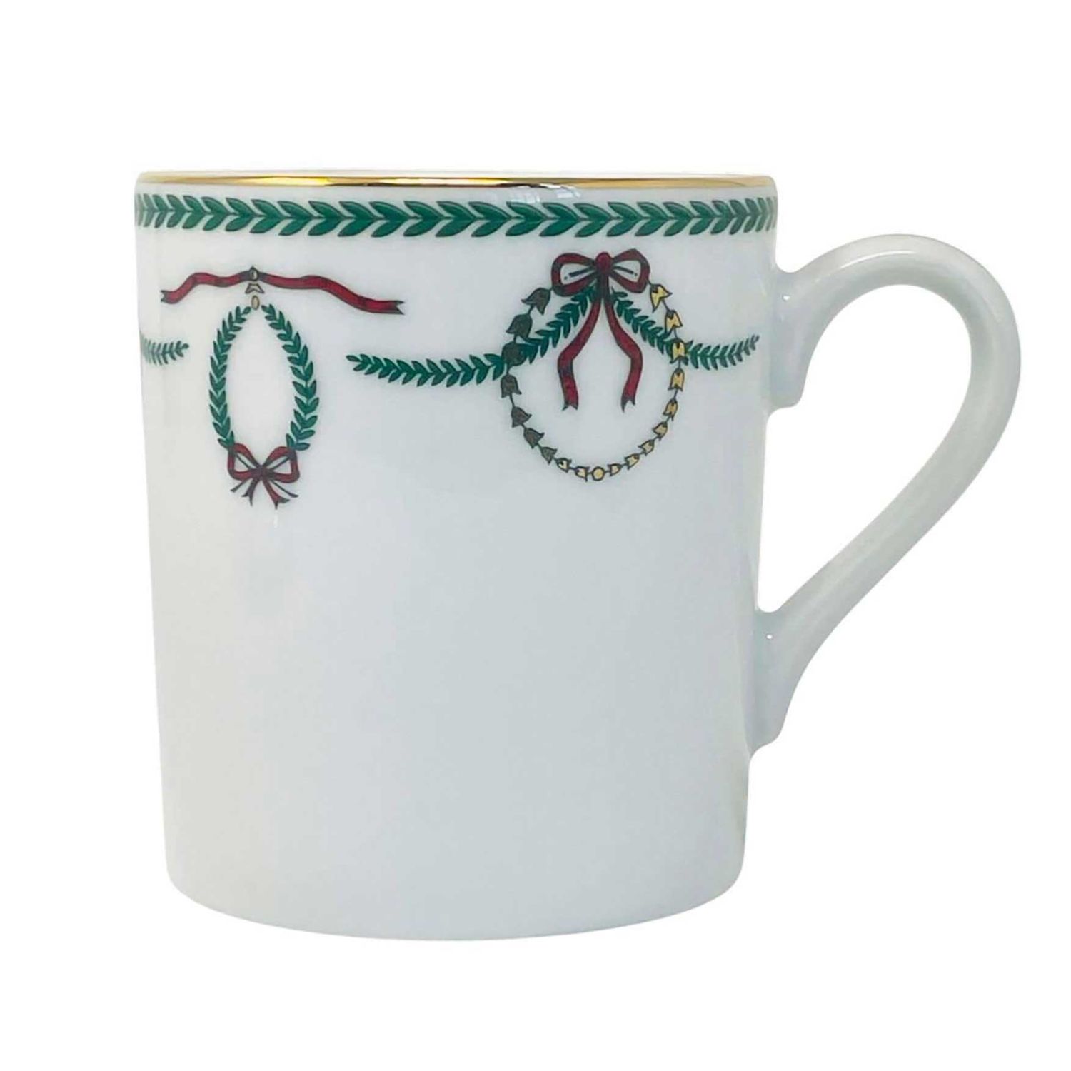 Royal Limoges Cheverny Noel Porcelain Christmas Mug 10 oz, R470-REC20875