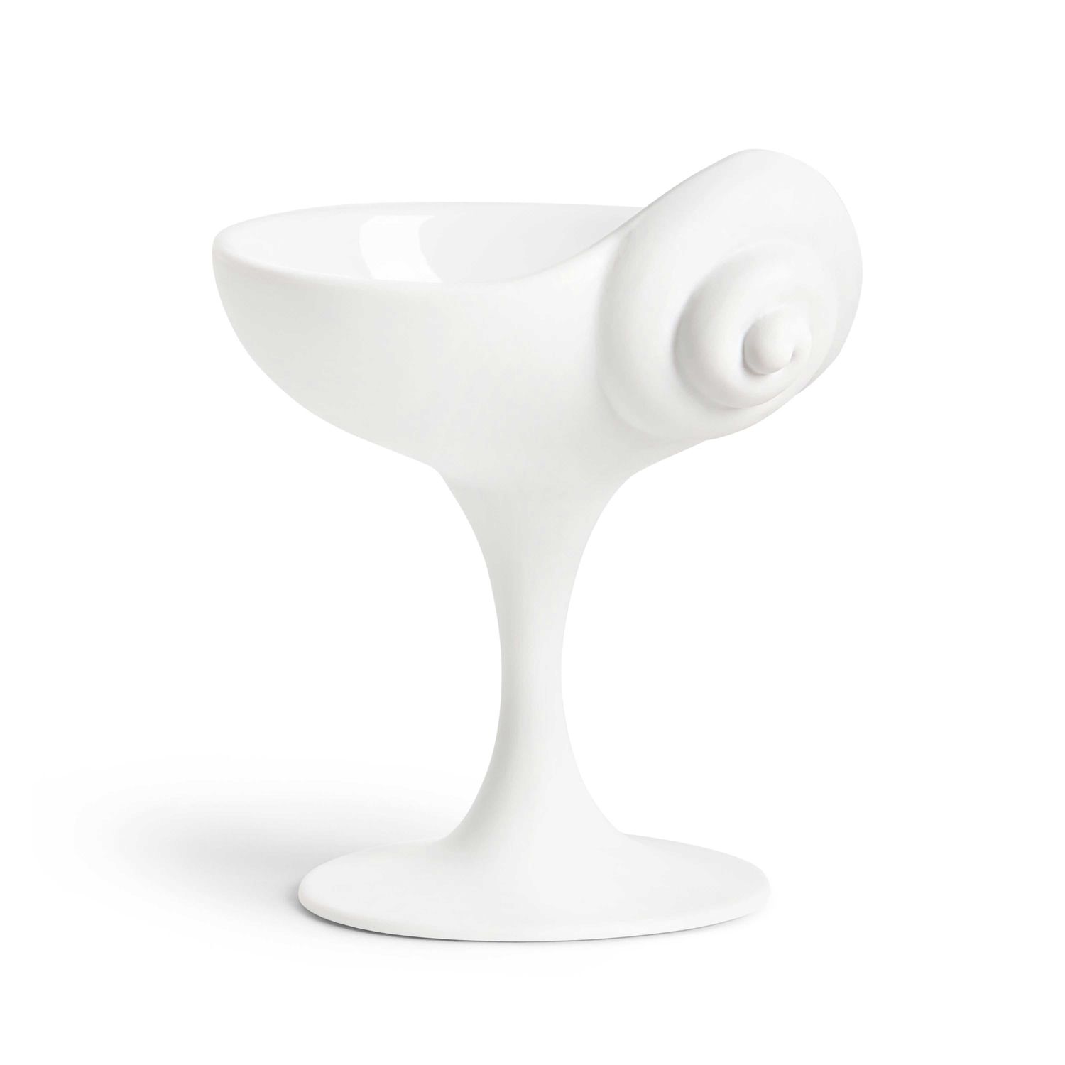 L'Objet Jessica McCormack Shell Scoop Bowl White JMC112