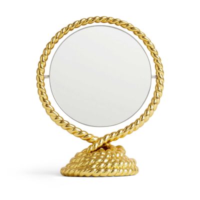L'Objet Jessica McCormack Corde Vanity Mirror Gold JMC113