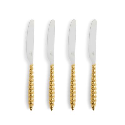 L'Objet Jessica McCormack Shell Luncheon Knives Set of 4 Gold LFW11411