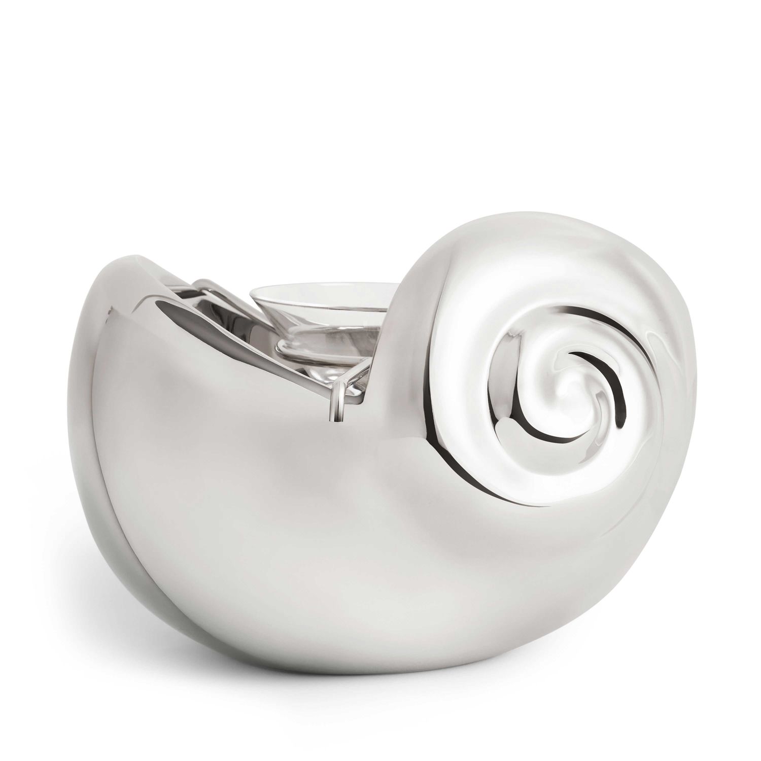 L'Objet Jessica McCormack Shell Caviar Dish Stainless Steel JMC103