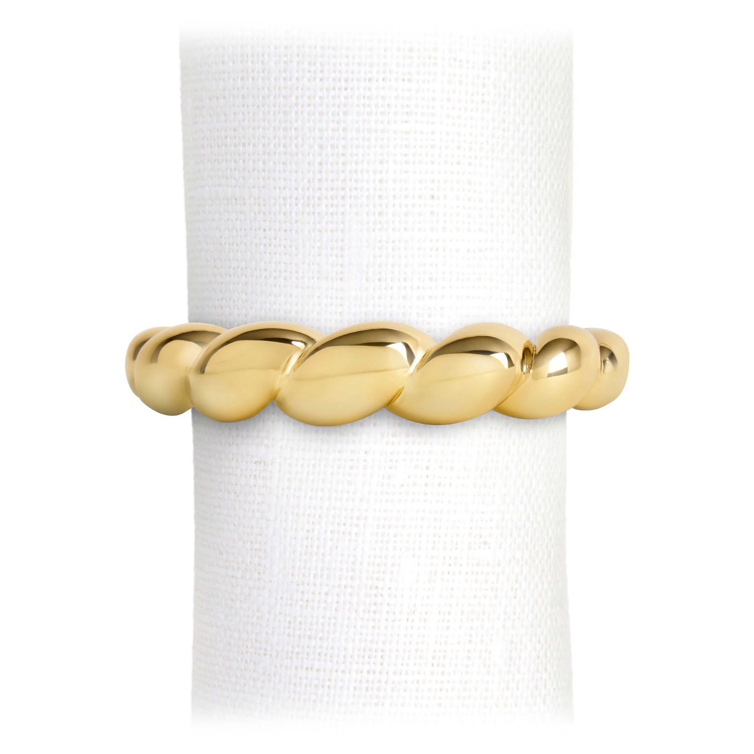 L'Objet Jessica McCormack Shell Napkin Rings Set of 4 Gold NJ6901