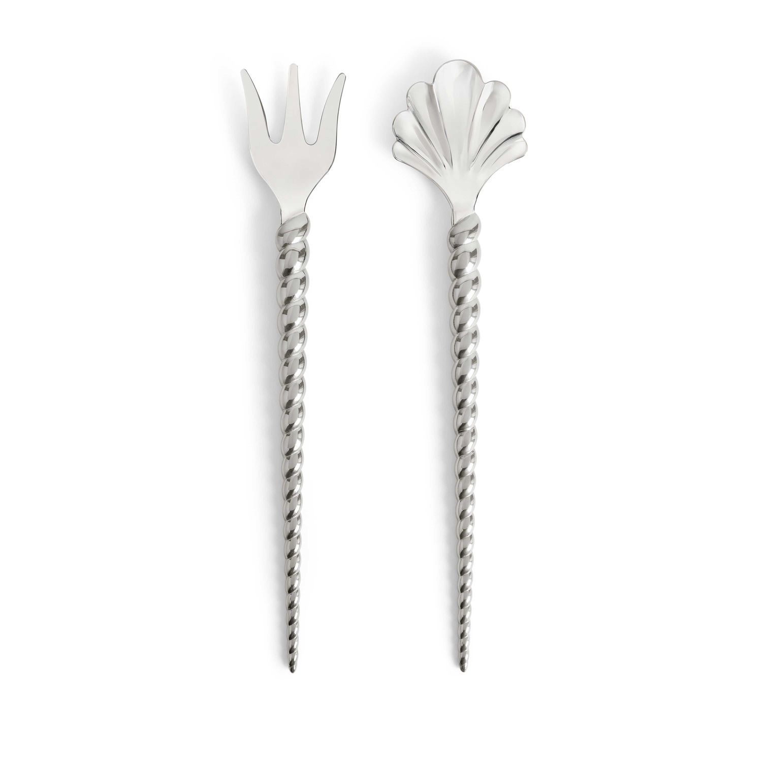 L'Objet Jessica McCormack Shell 2 Piece Serving Set Stainless Steel LFW10230