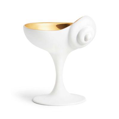 L'Objet Jessica McCormack Shell Scoop Bowl Gold JMC109