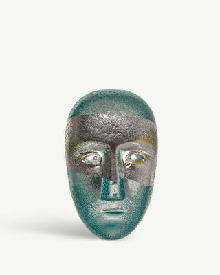 Kosta Boda Crystal Brains Look Turquoise and Silver , 7520253, 7321646127542