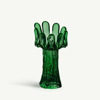 Kosta Boda Crystal Sunflower Votive Green Large , 7062618, 7321646128112