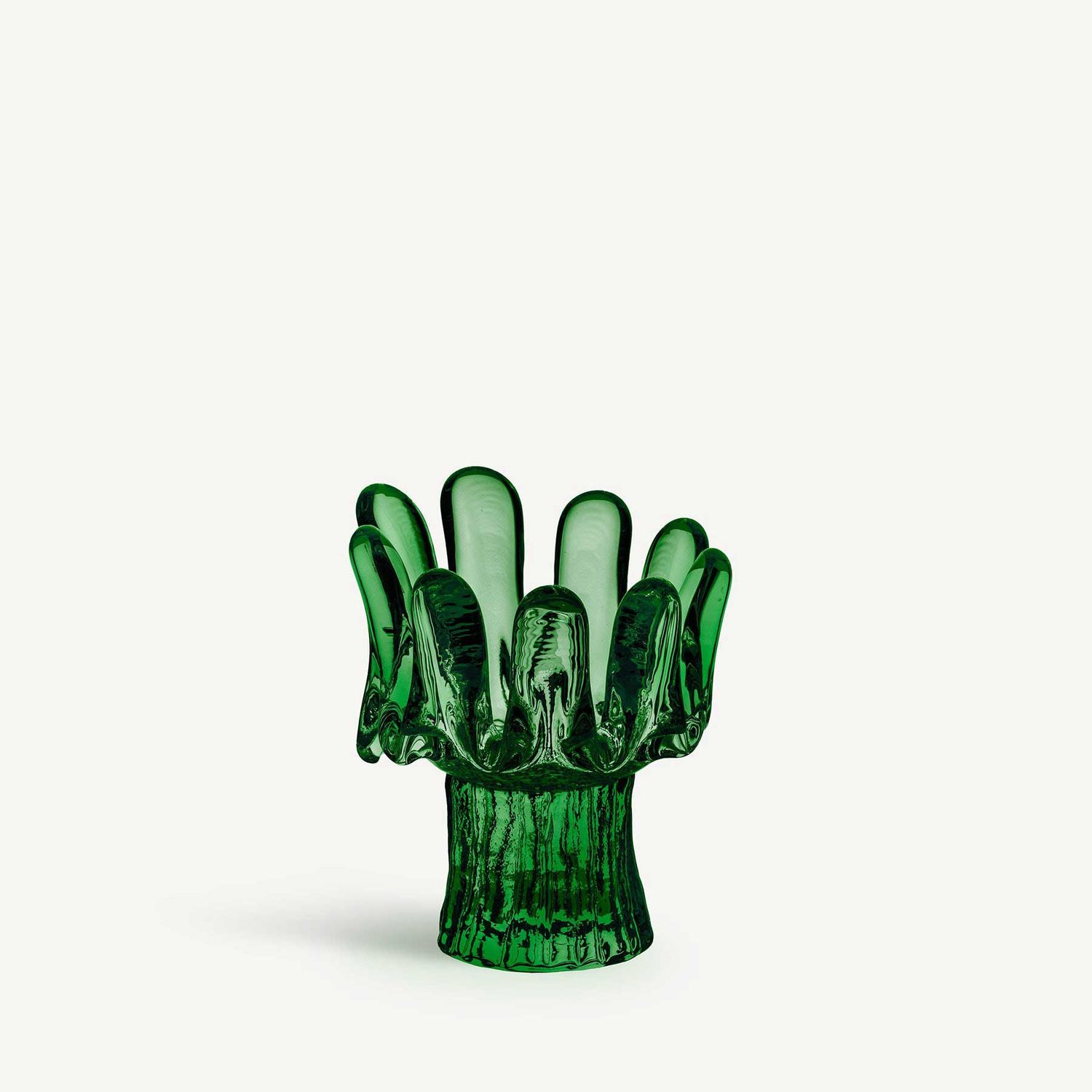 Kosta Boda Crystal Sunflower Votive Green Medium , 7062609, 7321646125012