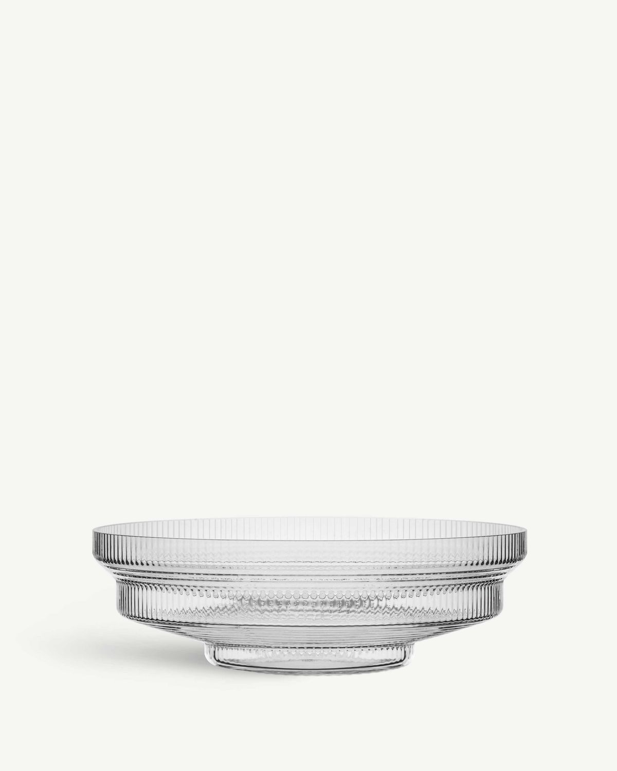 Kosta Boda Crystal Pavilion Bowl Clear Large , 7042506, 7321646113798