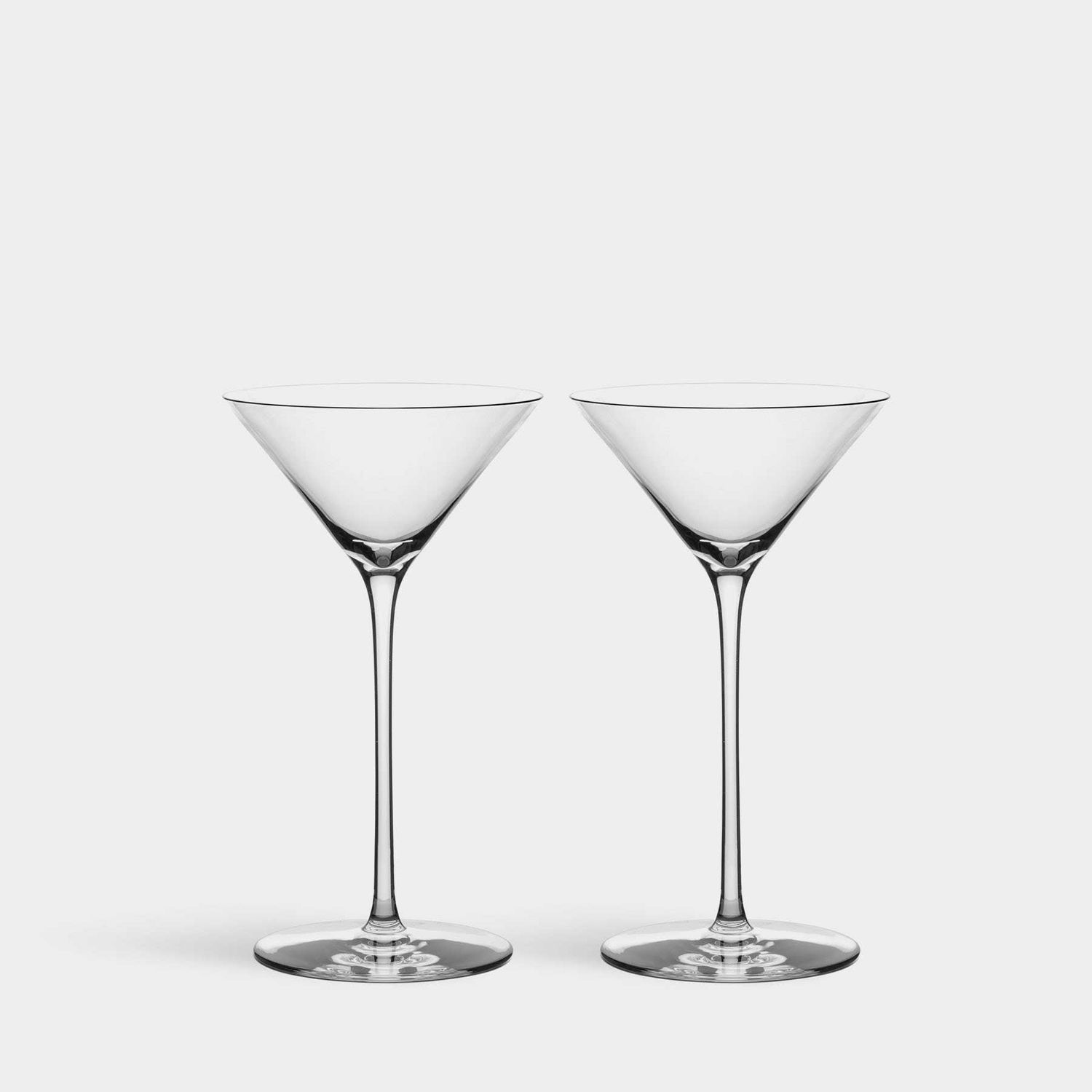 Orrefors Crystal Frantzen Martini Glass Set of 2 , 6402854, 7321646122080