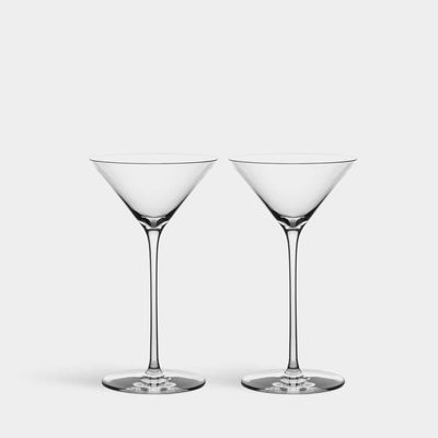 Orrefors Crystal Frantzen Martini Glass Set of 2 , 6402854, 7321646122080