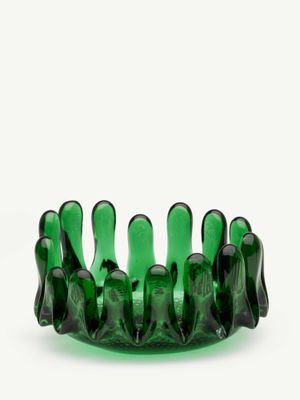 Kosta Boda Crystal Sunflower Bowl Green , 7052613, 7321646128099