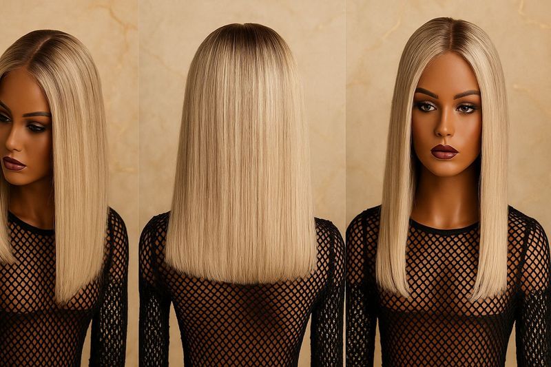 13x4 HD Lace Highlighted Wig – Russian Virgin Hair
