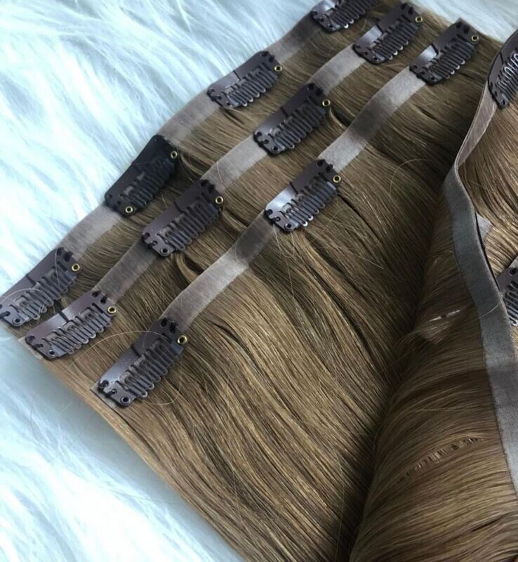 Hairextensions Seamless clips methode
