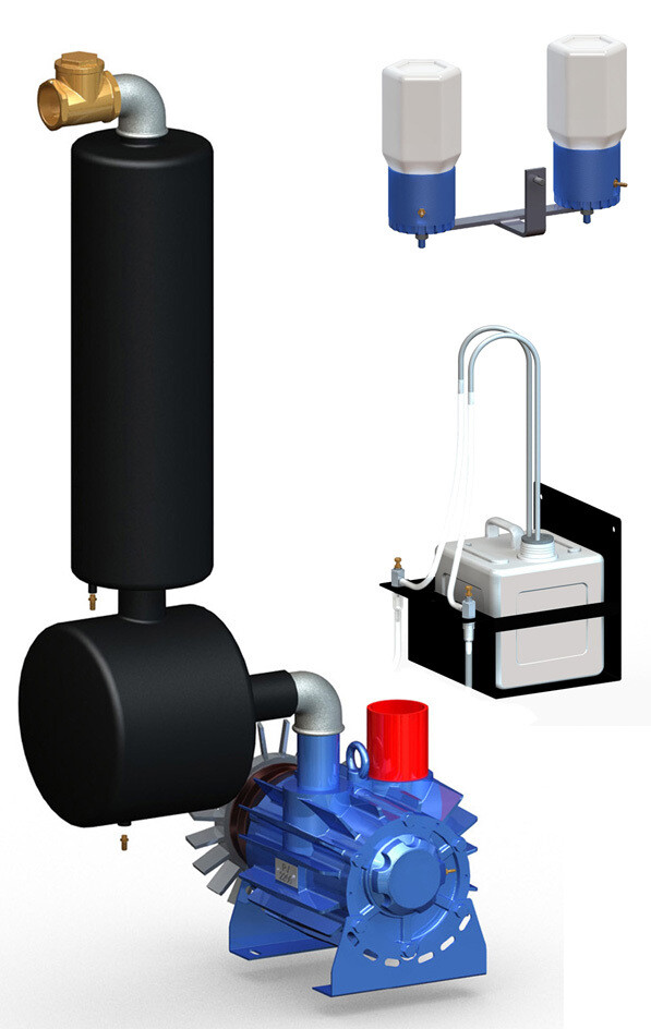 Vacuum Pump 3300lts COMPLETE