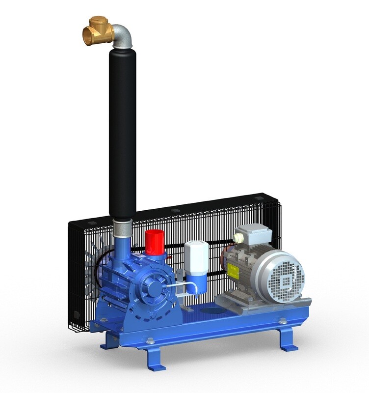 Vacuum Pump 1000lts ON BRACKET