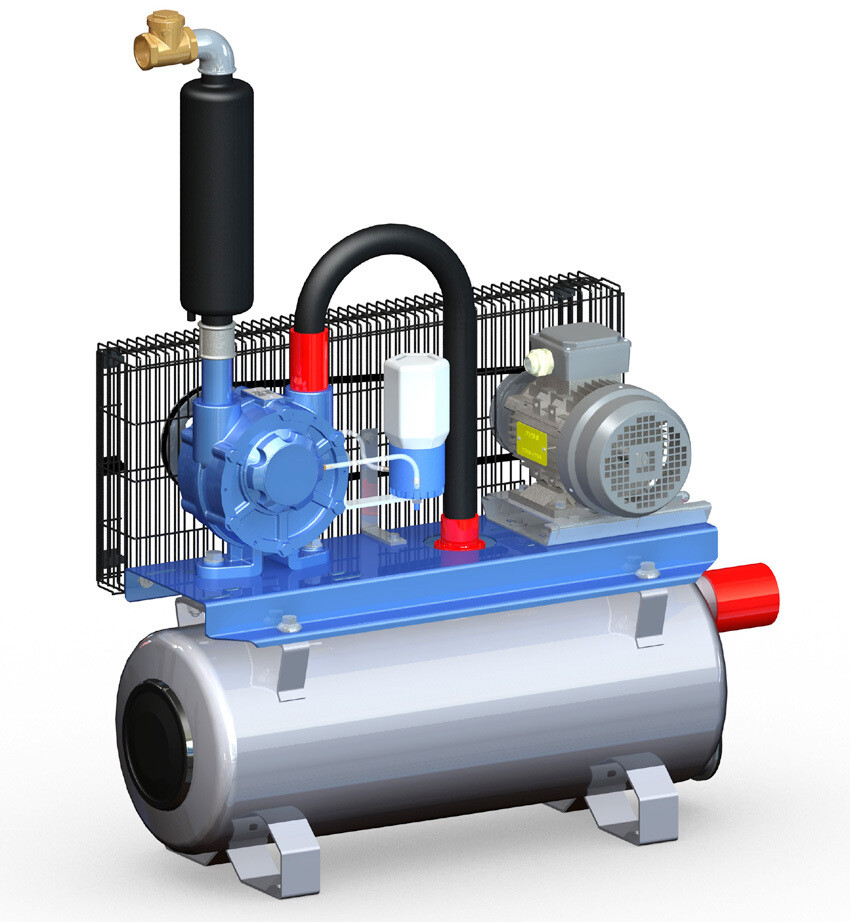Vacuum Pump 750lts ON TANK