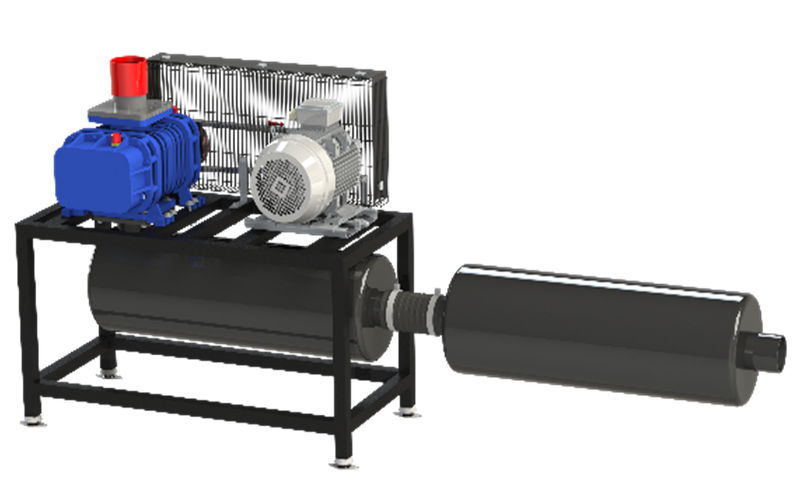 Blower Pump 5000lts ON BRACKET - 2 SILENCERS