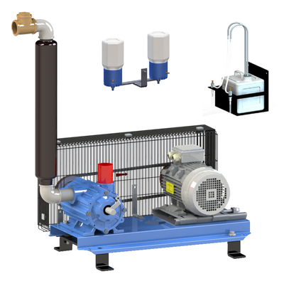 Vacuum Pump 1600lts ON BRACKET