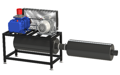 Blower Pump 3300lts ON BRACKET - 2 SILENCERS
