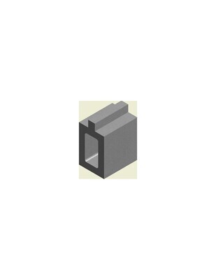 Bloque central gris bc 15x20x26
