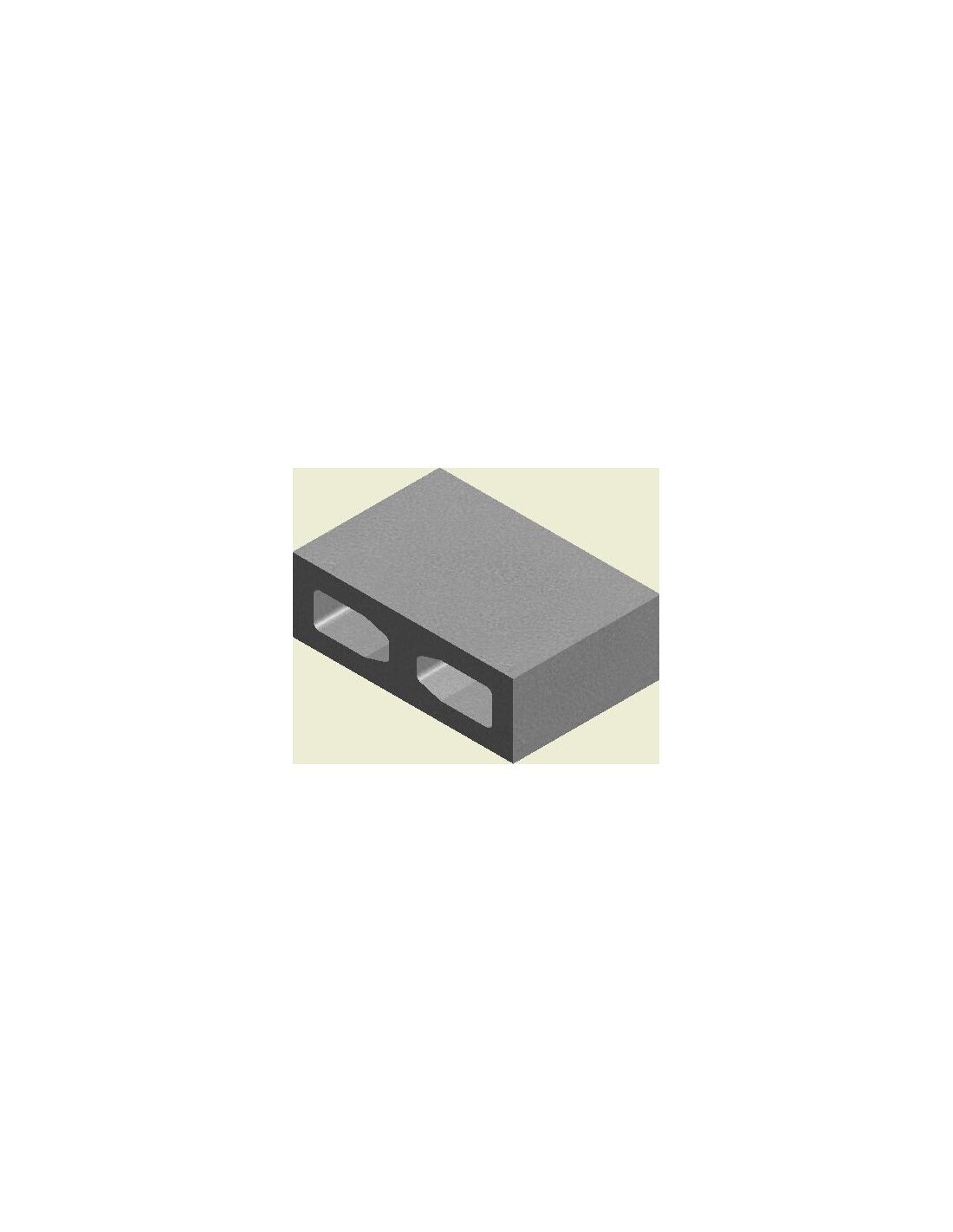 Bloque solera gris bb 9x20x26