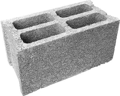 Bloque gris R10 20X20X40