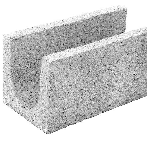 Zuncho cara vista liso 20X20X40