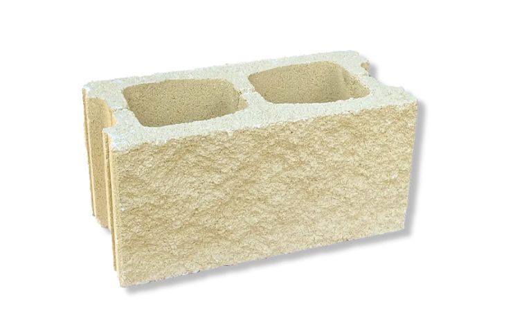 Bloque 2 caras split color 20x20x40