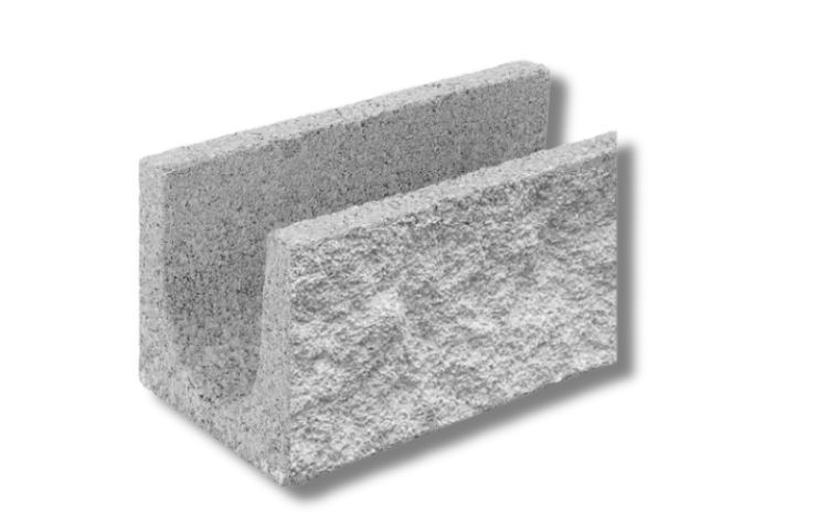 Zuncho split 1 cara gris 20x20x40