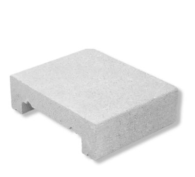 Cubremuro gris 2 alas 25x30