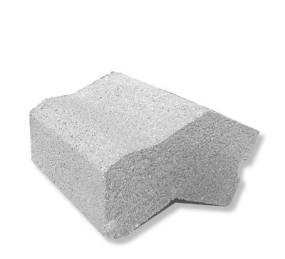 Bloque ribazo gris 36x15x30