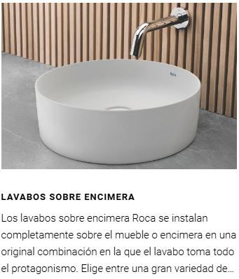 Lavabos sobre encimeras