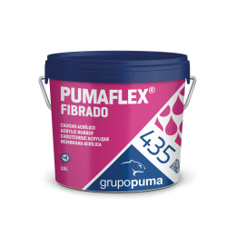 Pumaflex pintura caucho  acrílico fibrado blanco/gris